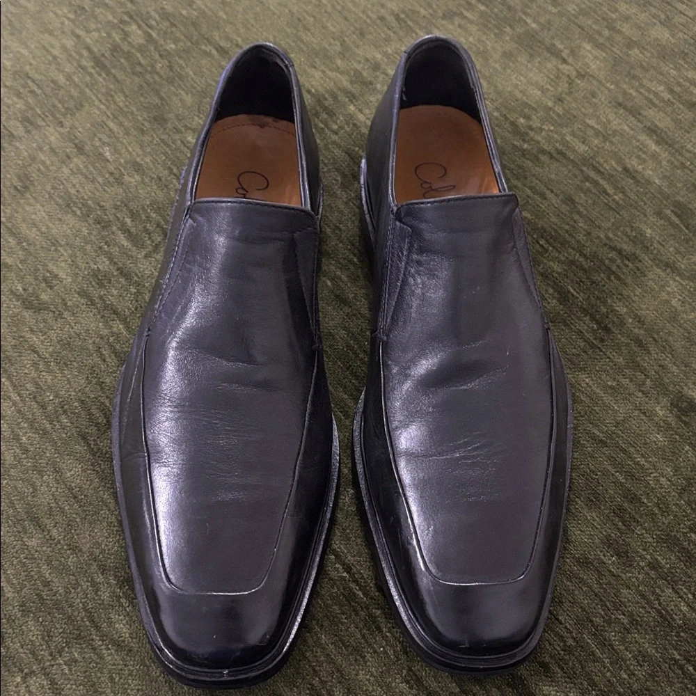 Cole Haan Air Jackson Black‎ Leather Slip On Loafer Shoes Men Size 9